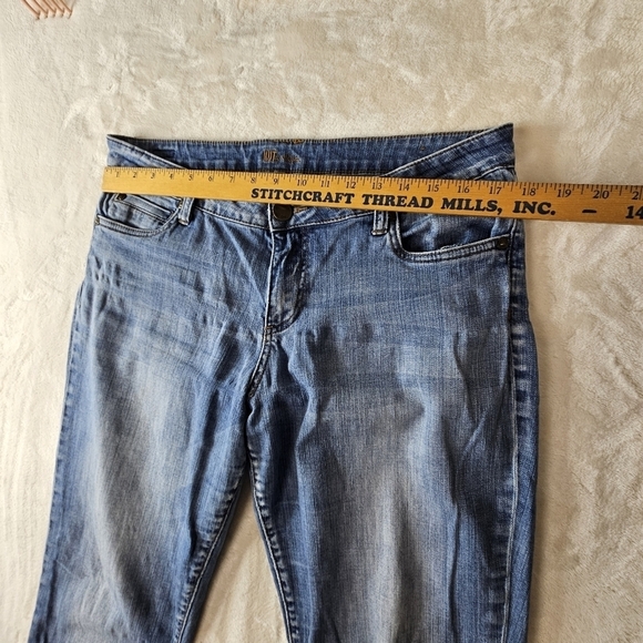 Kut from the Kloth Jeans Straight Leg Denim Relaxed 12 Women’s Mid Size Stretch - Picture 2 of 12